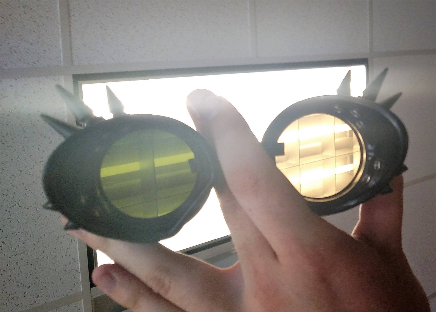 Replacement Goggle Lenses 50mm 2inch Punk Goth