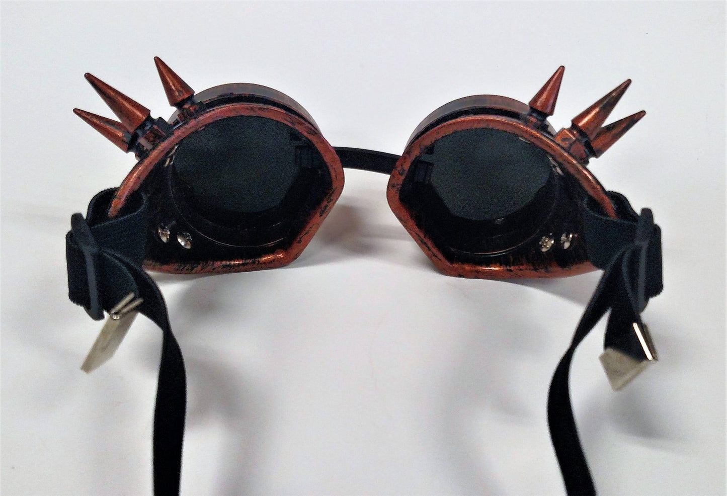 Copper Spiked Steampunk Goth Goggles