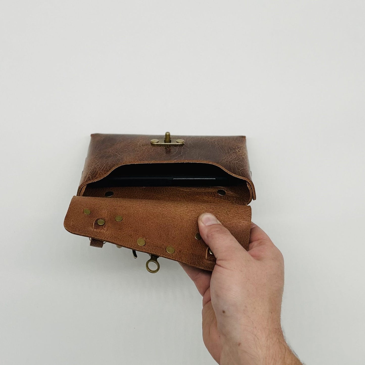 Leather Phone Holster for Belt