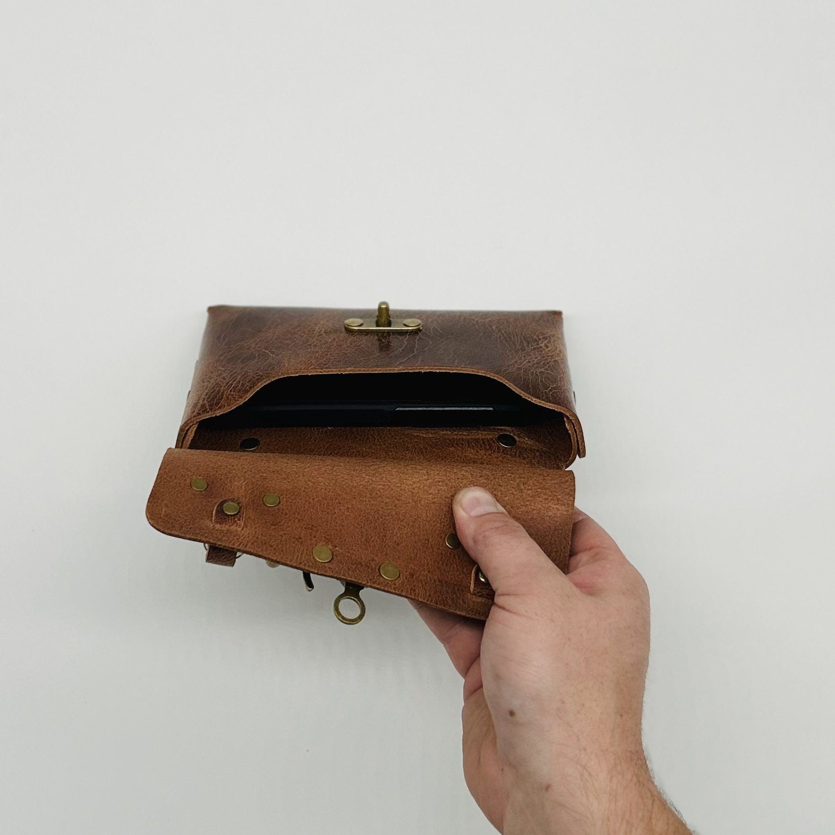 Leather Phone Holster for Belt