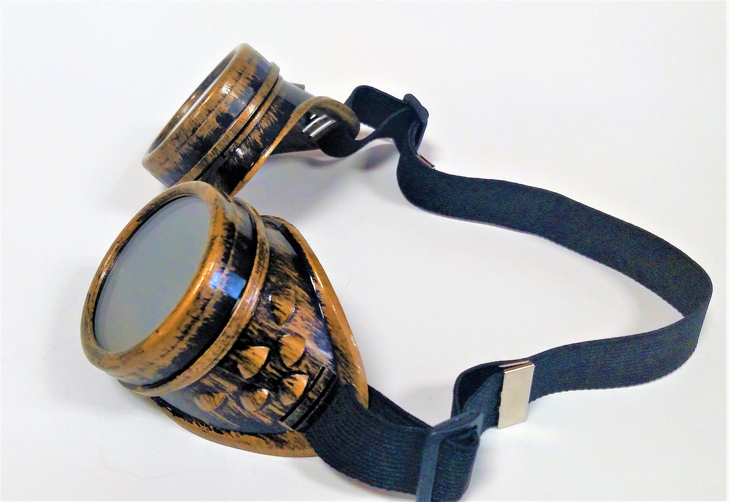 Brass Steampunk Goth Goggles