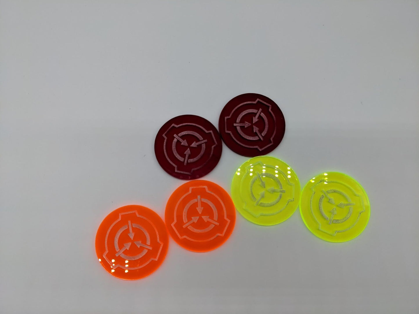SCP Foundation Goggle Lenses Punk Goth Cosplay Secure Contain Protect S.C.P.