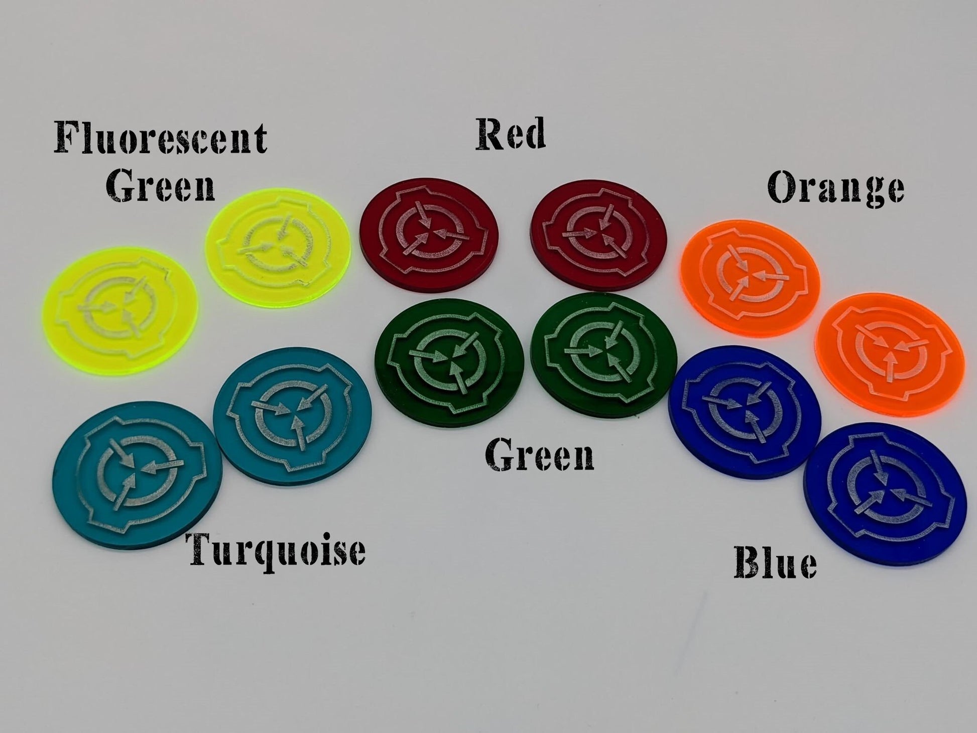 SCP Foundation Goggle Lenses Punk Goth Cosplay Secure Contain Protect S.C.P.
