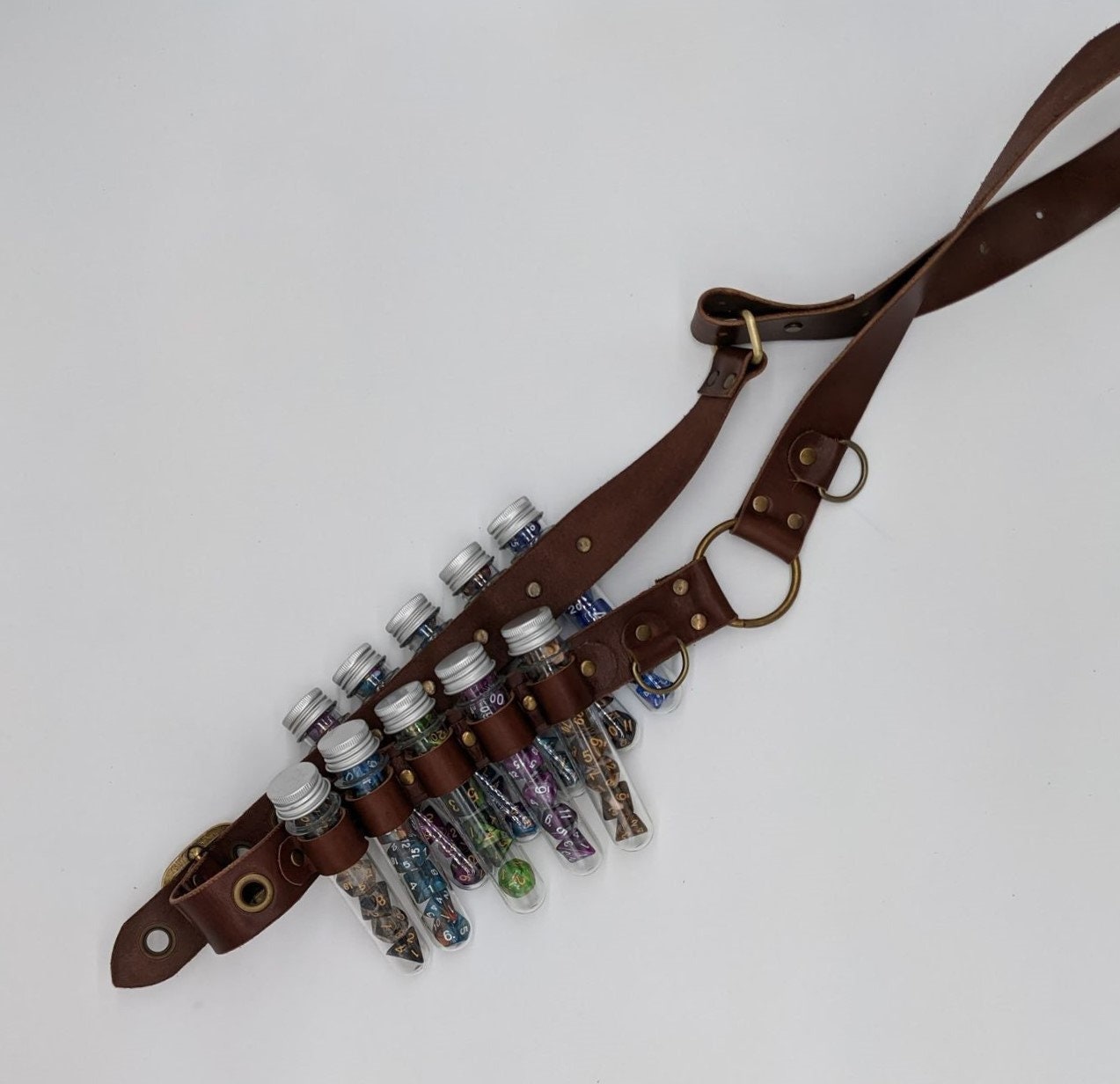 Bandolier / Utility Belt System for Steampunk Adventurers Faux Leather 