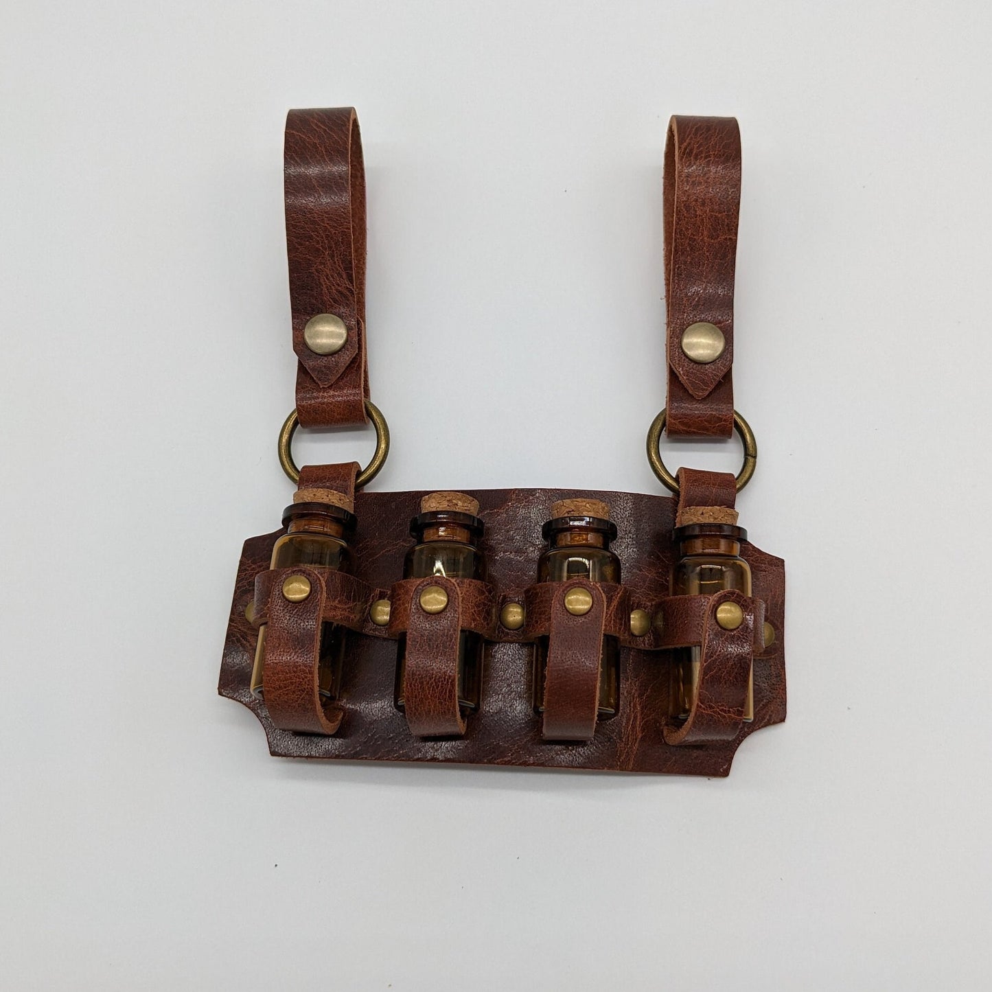 Leather Quadruple Vial Holster