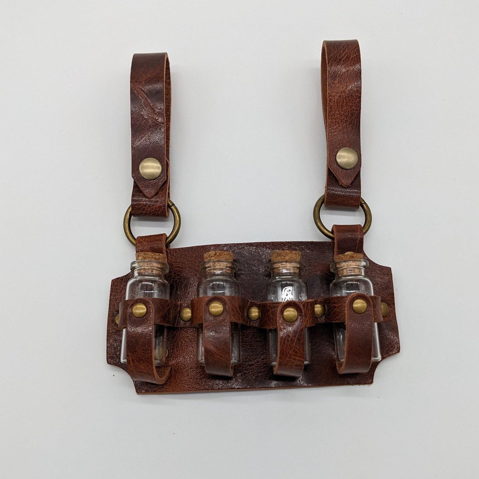 Leather Quadruple Vial Holster